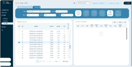 부서별 청구/불출 조회